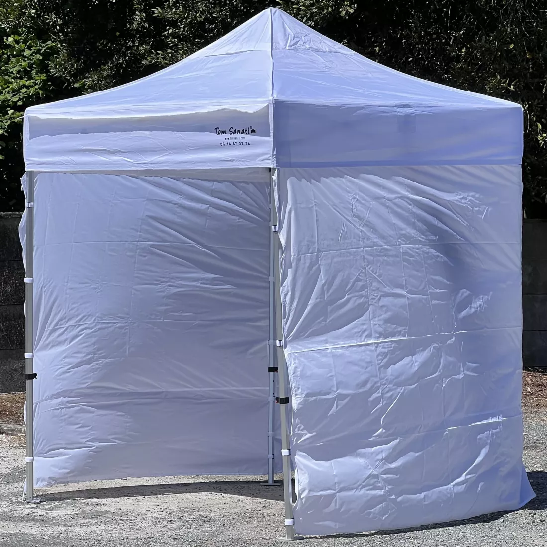 Tente pliante barnum pliant aluminium pro stand publicitaire robuste