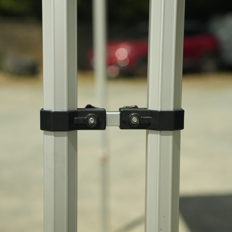 Jonction barnum pliant aluminium simple rapide et robuste