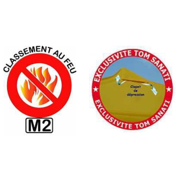 Bache de toit M2 pour barnum pliant pro ou tonnelle pliante alu acier 2