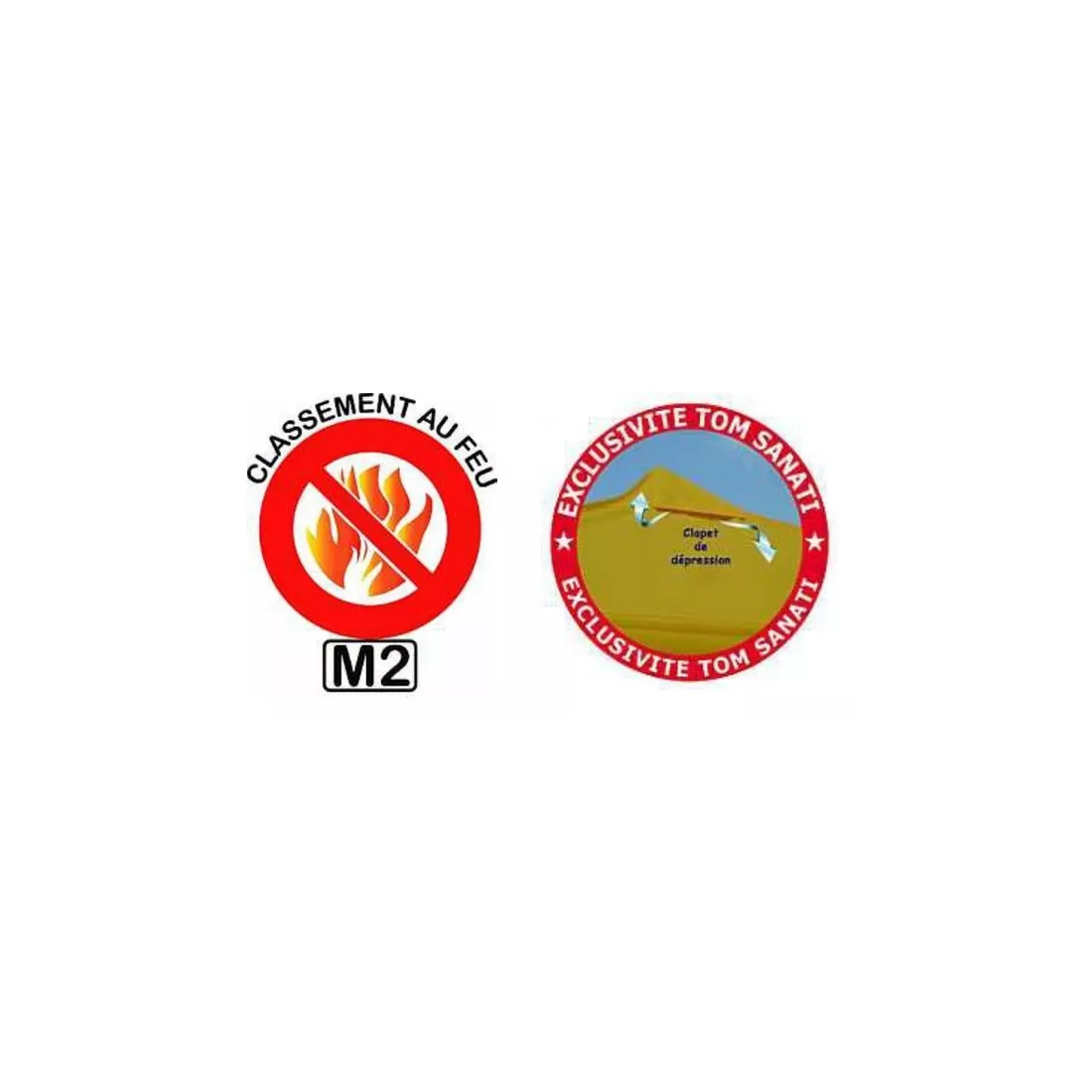 bâche M2 épaisse à fermeture éclair et velcro Top qualité