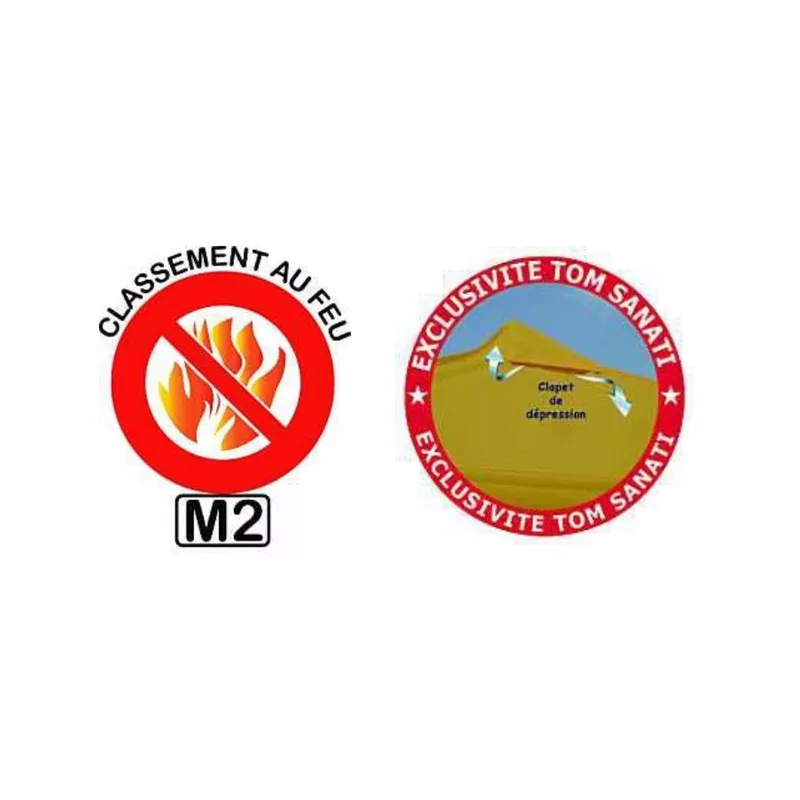 bâche M2 épaisse à fermeture éclair et velcro Top qualité