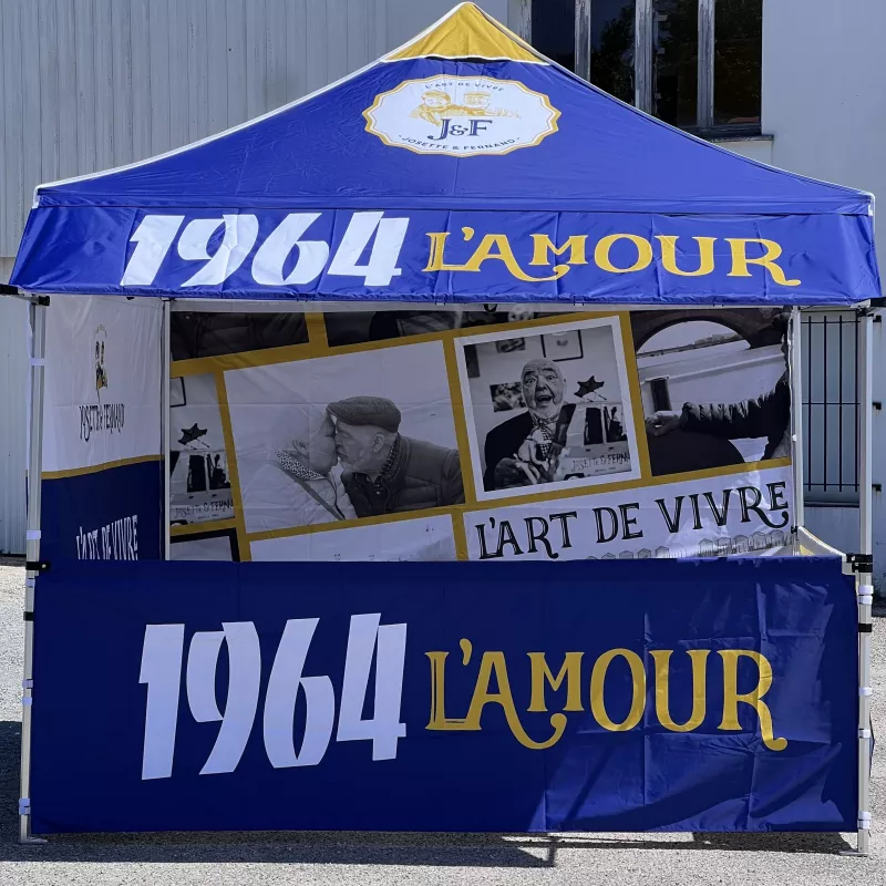 Bache de toit pour barnum pliant aluminium Pro M2