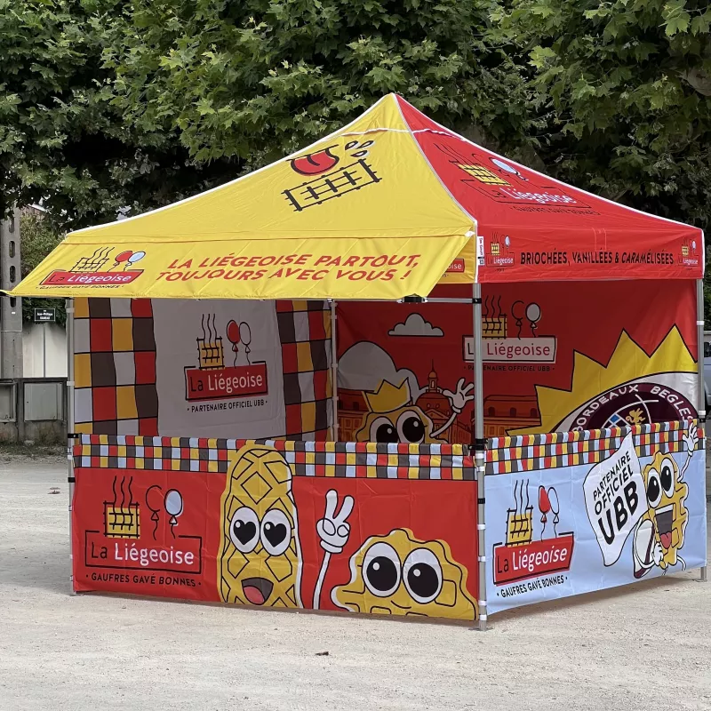 Bache de toit pour barnum pliant aluminium Pro M2