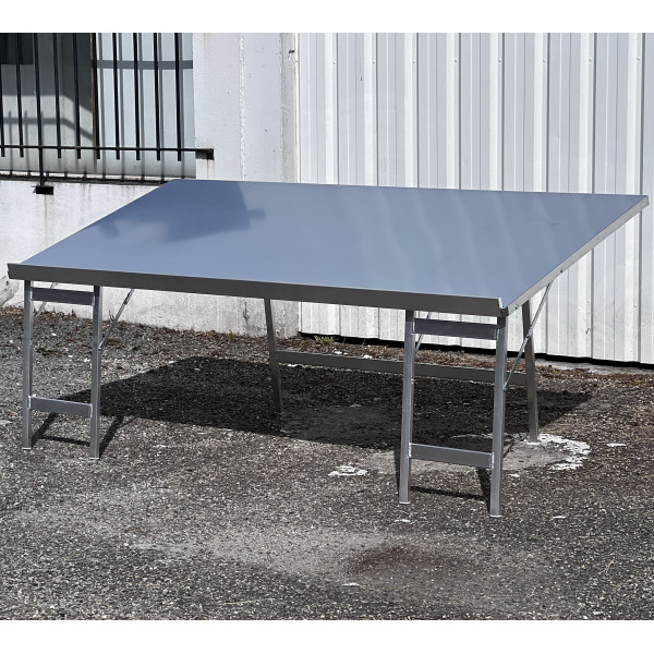 Table Pliable incliné Aluminium 200 x 150cm – Tom Sanati