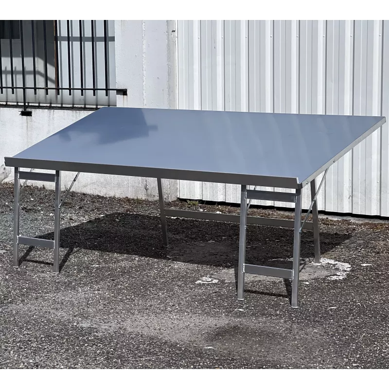 Table Pliable incliné Aluminium 200 x 150cm – Tom Sanati