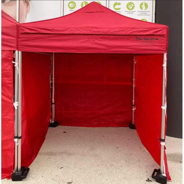 Tente pliante barnum pliant aluminium pro stand publicitaire robuste