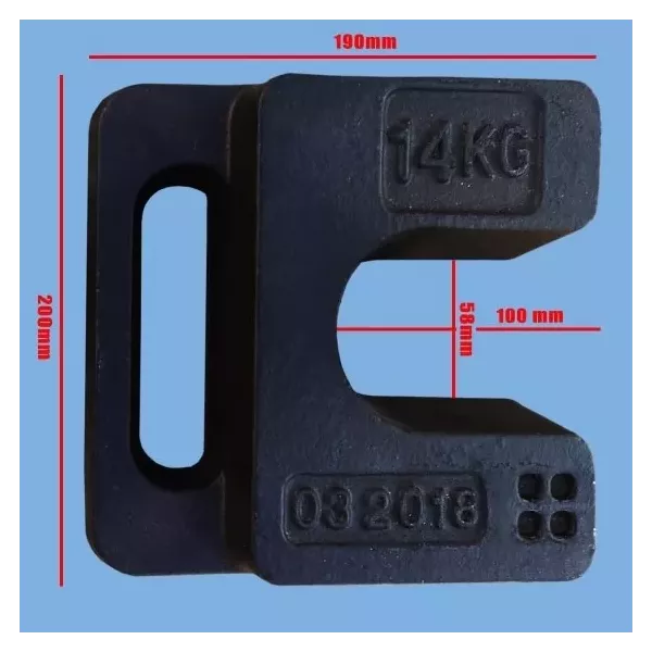 Poids de lestage fonte 2