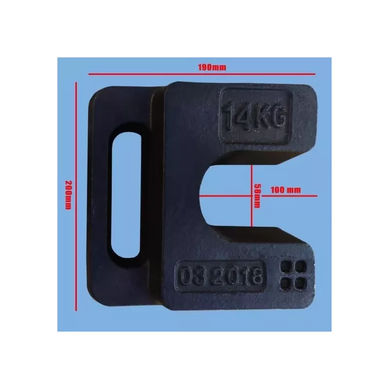 Poids de lestage fonte