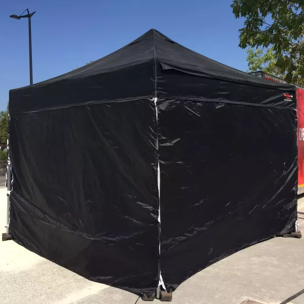 Bâche latérale paroi pleine 100% étanche légère 160g/m2