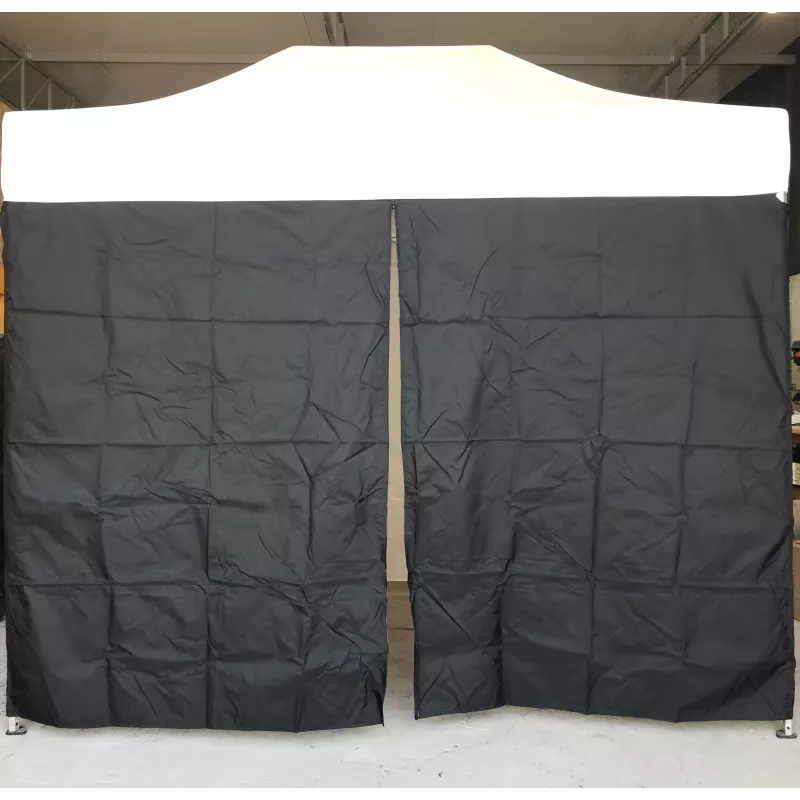 Bâche latérale fenêtre 100% étanche M2 pour barnum pliant