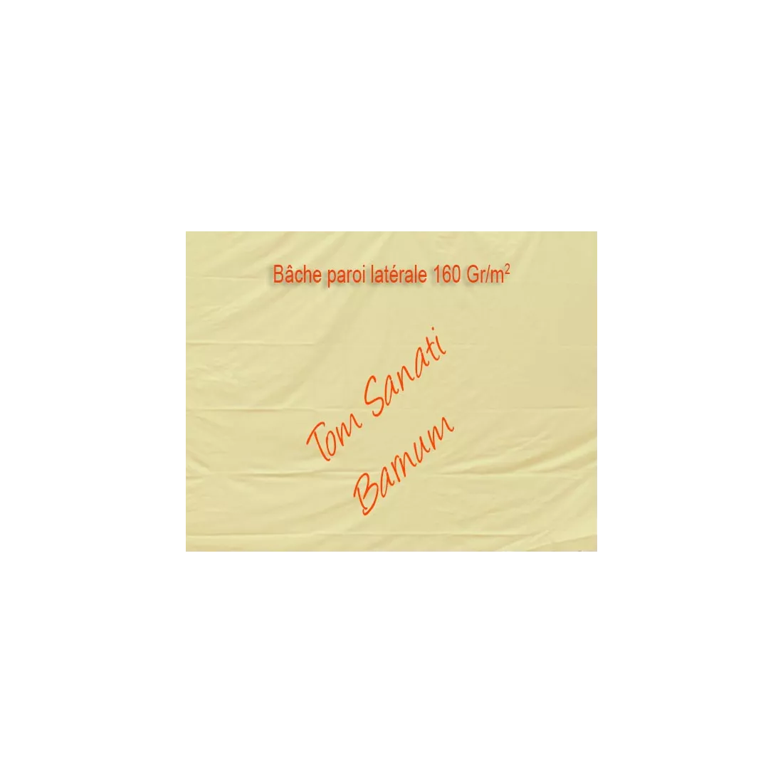 BACHE LATERALE LEGERE 160g/m2