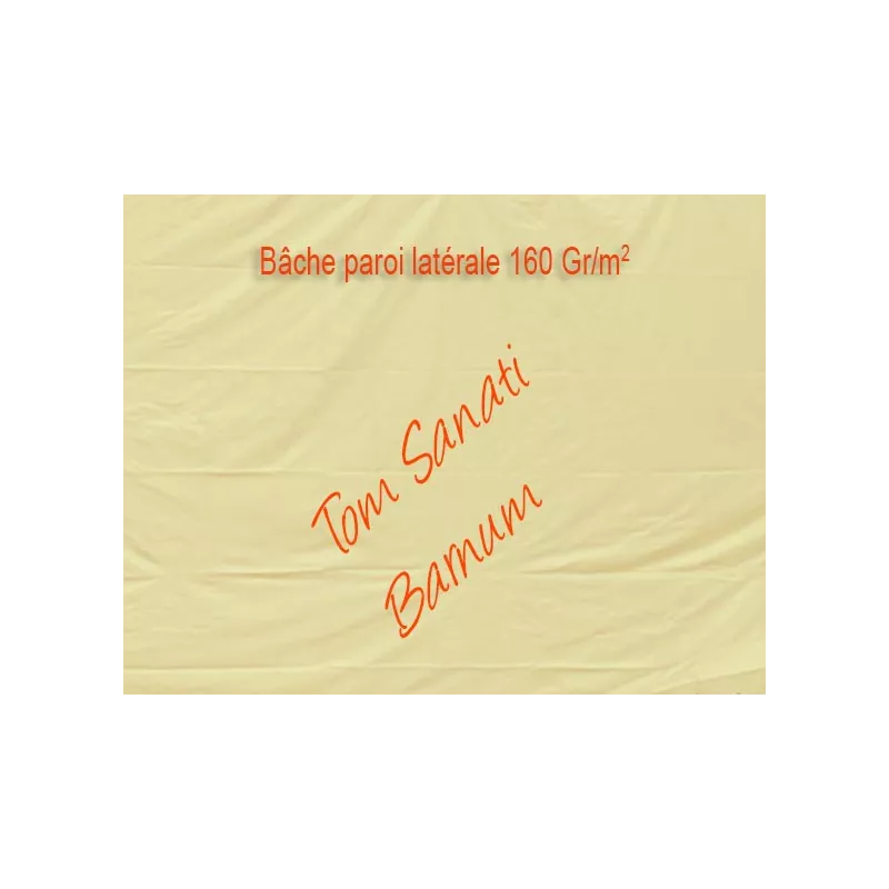 BACHE LATERALE LEGERE 160g/m2