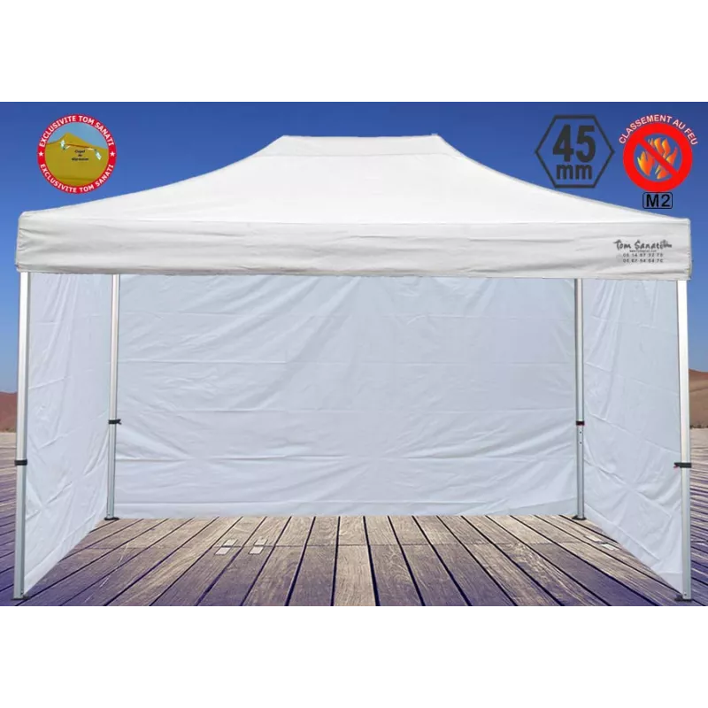 TENTE BARNUM Pliant 4.5m x 3m ALUMINIUM