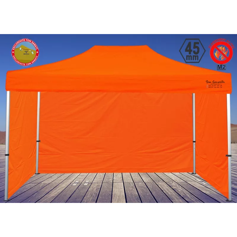 TENTE BARNUM Pliant 4.5m x 3m ALUMINIUM