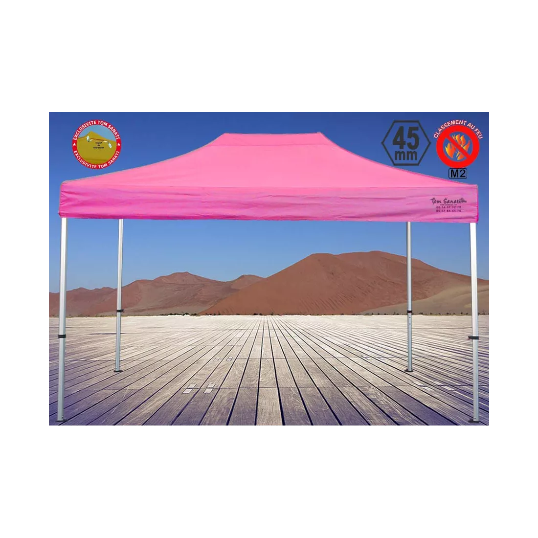 TENTE BARNUM Pliant 4.5m x 3m ALUMINIUM