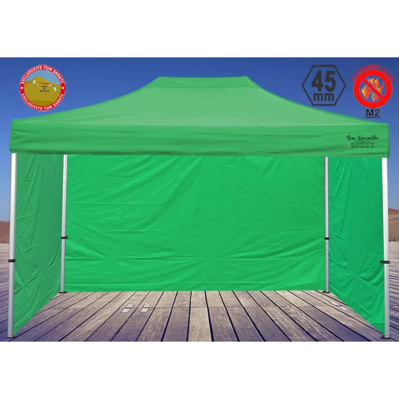 TENTE BARNUM Pliant 4.5m x 3m ALUMINIUM