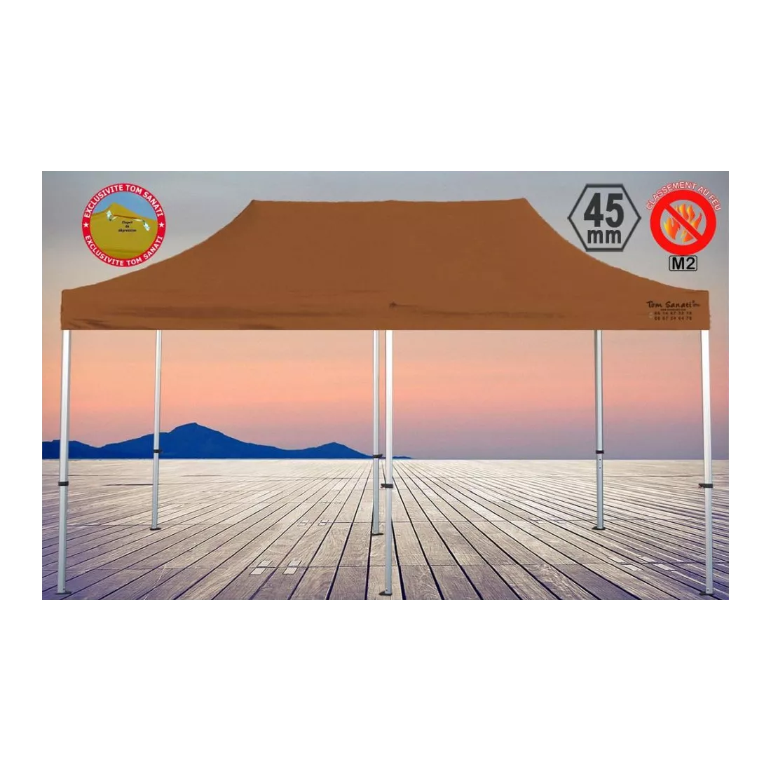 TENTE BARNUM Pliant 6m x 3m ALUMINIUM