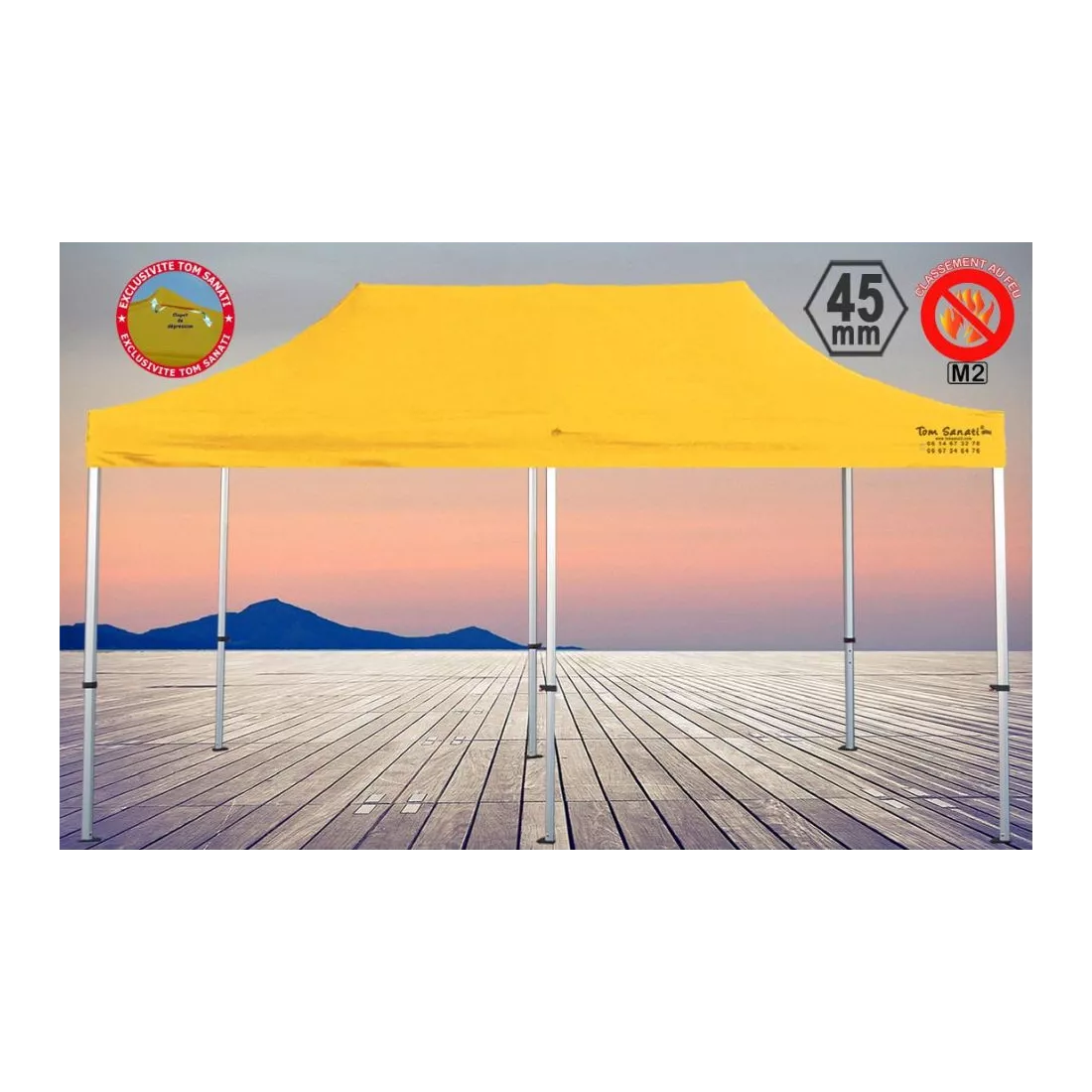 TENTE BARNUM Pliant 6m x 3m ALUMINIUM