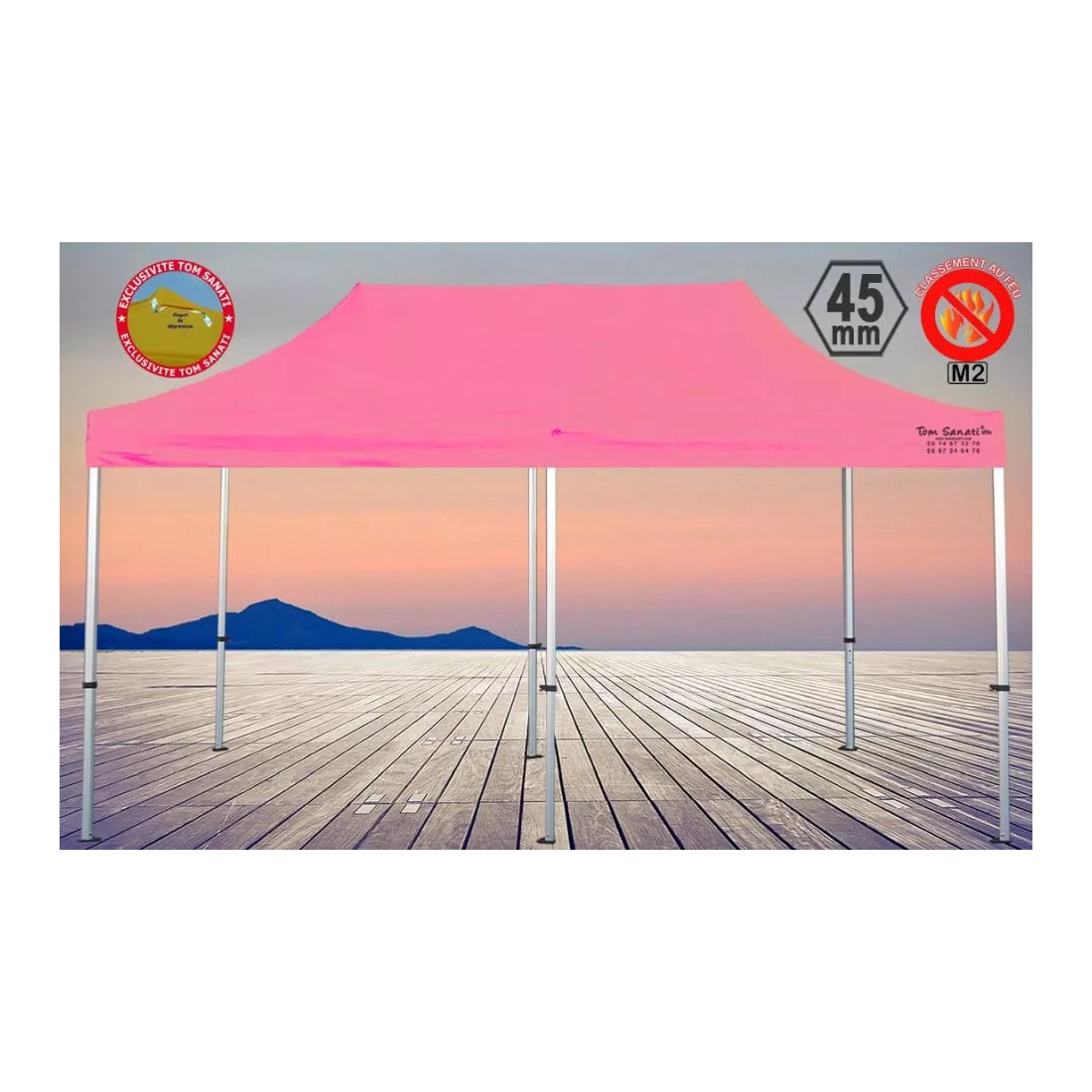 TENTE BARNUM Pliant 6m x 3m ALUMINIUM