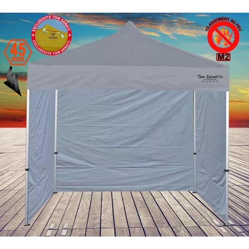 Tente Pliante 2m x 2m Aluminium