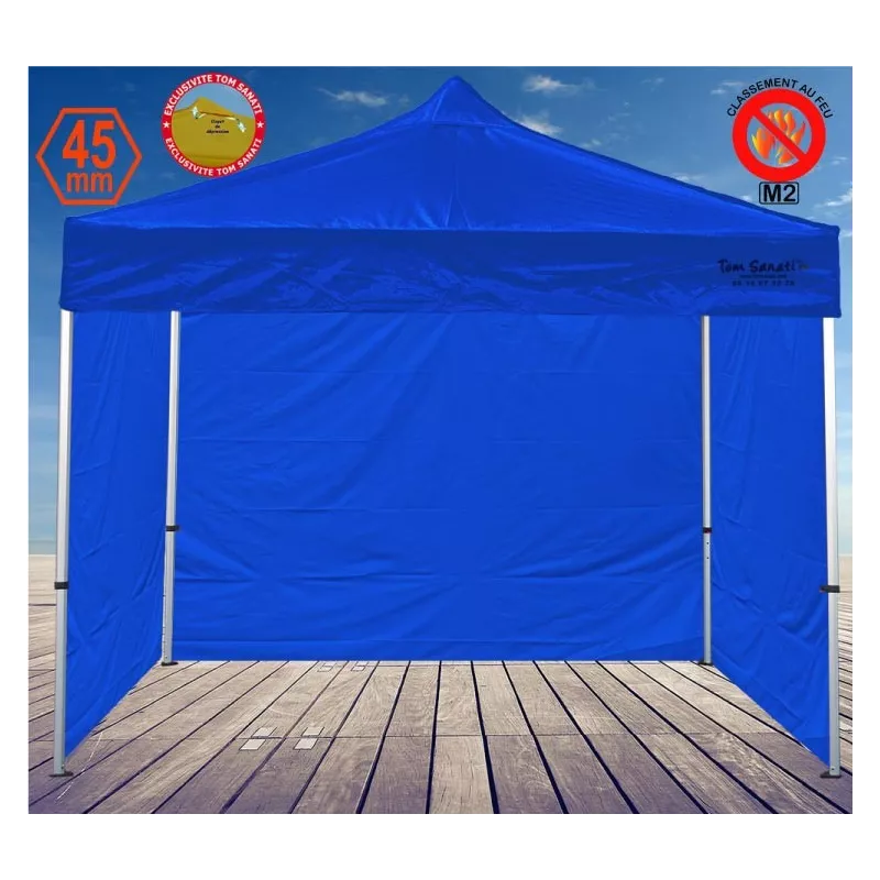 Barnum pliant 2,5x2,5m aluminium – Chapiteau professionnel compact et robuste pour marché & foire