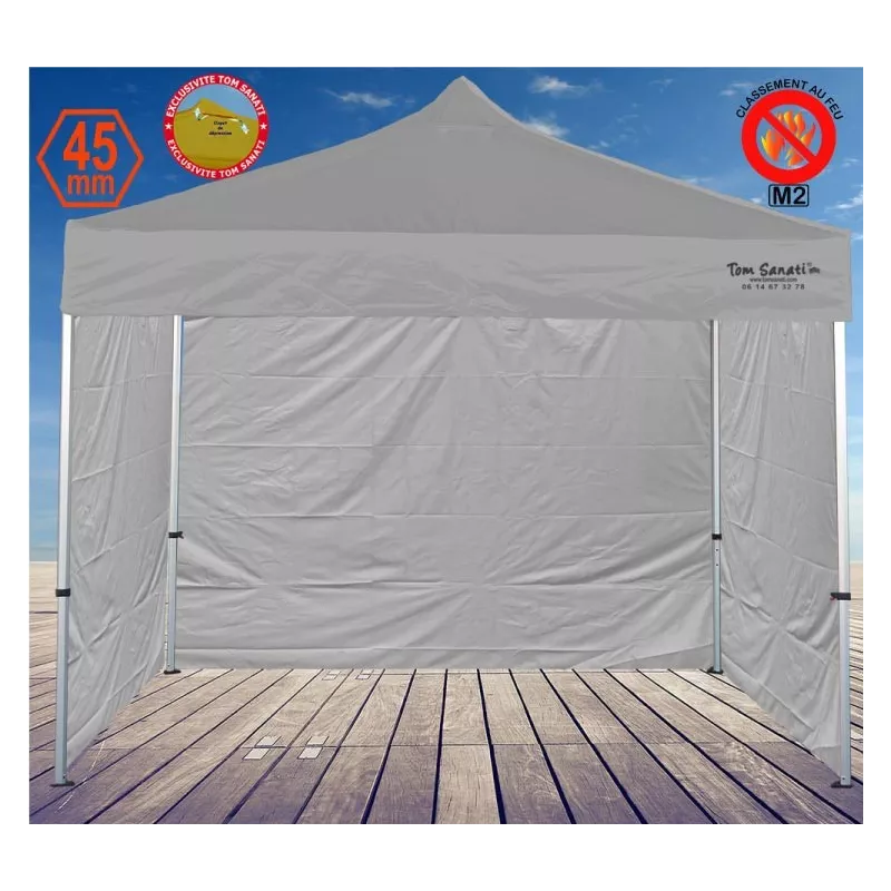 Barnum pliant 2,5x2,5m aluminium – Chapiteau professionnel compact et robuste pour marché & foire