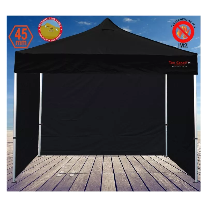Barnum pliant 2,5x2,5m aluminium – Chapiteau professionnel compact et robuste pour marché & foire