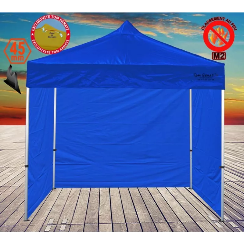 Tente pliante barnum pliant aluminium pro stand publicitaire robuste