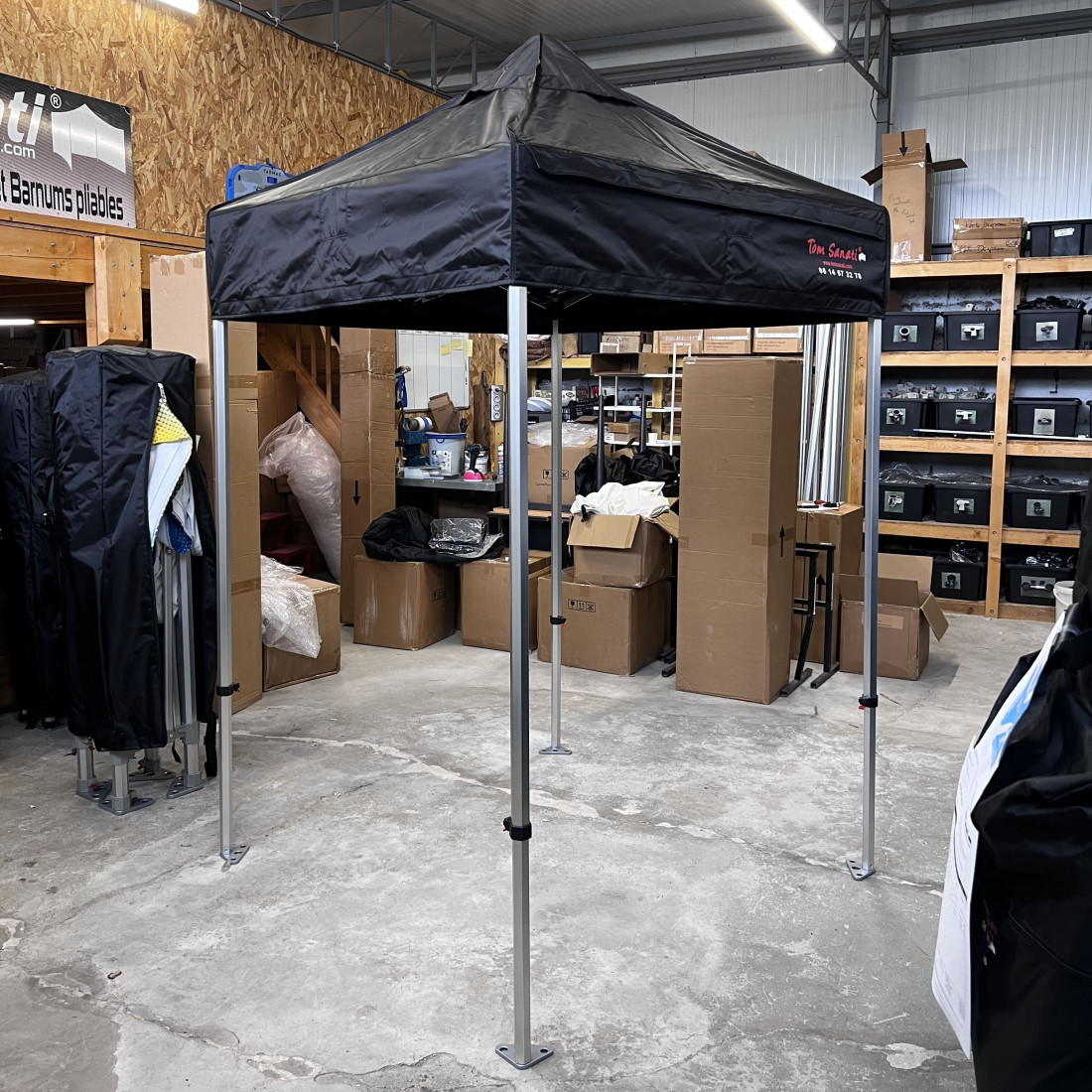 Tente pliante barnum pliant aluminium pro stand publicitaire robuste
