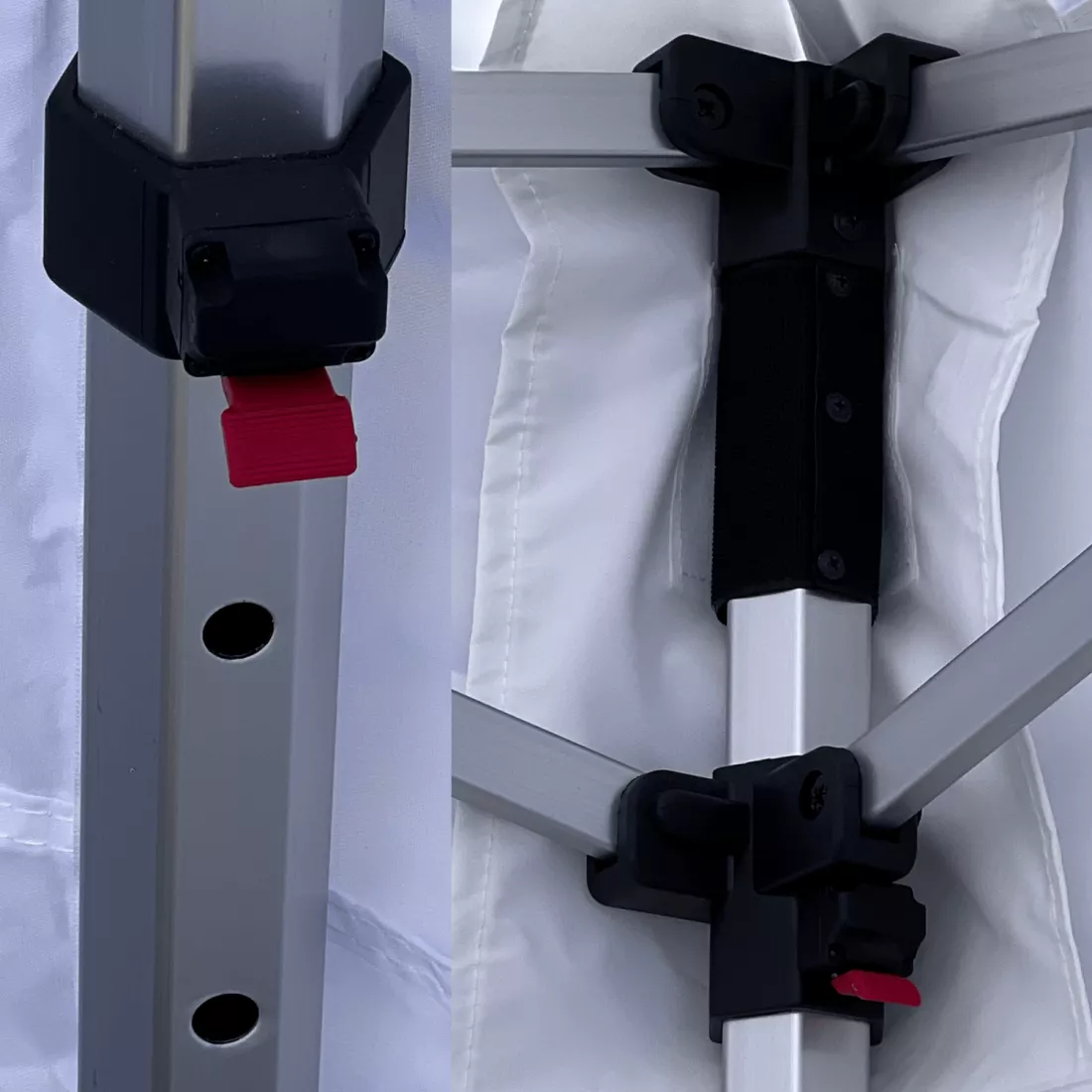 Tente pliante barnum pliant aluminium pro stand publicitaire robuste